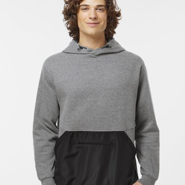 Mixed Media Hooded Sweatshirt Thumbnail