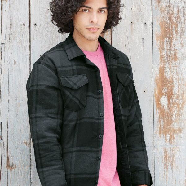 Quilted Flannel Shirt Jacket Thumbnail