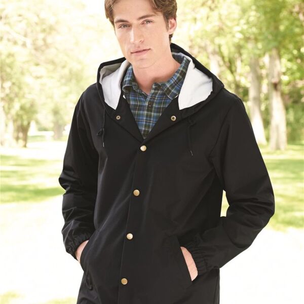 Water-Resistant Hooded Windbreaker Thumbnail