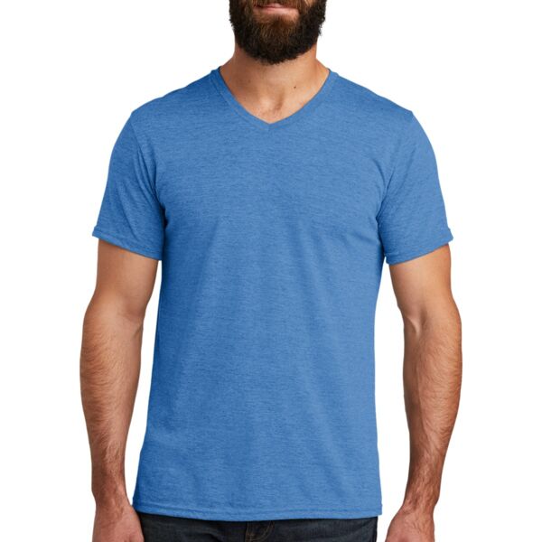 Unisex Tri Blend V Neck Tee Thumbnail
