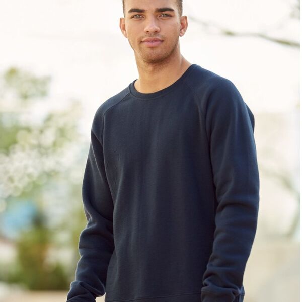 Ripple Fleece Raglan Crewneck Sweatshirt Thumbnail