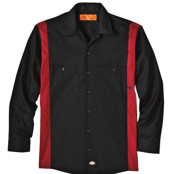 Industrial Colorblocked Long Sleeve Shirt Thumbnail