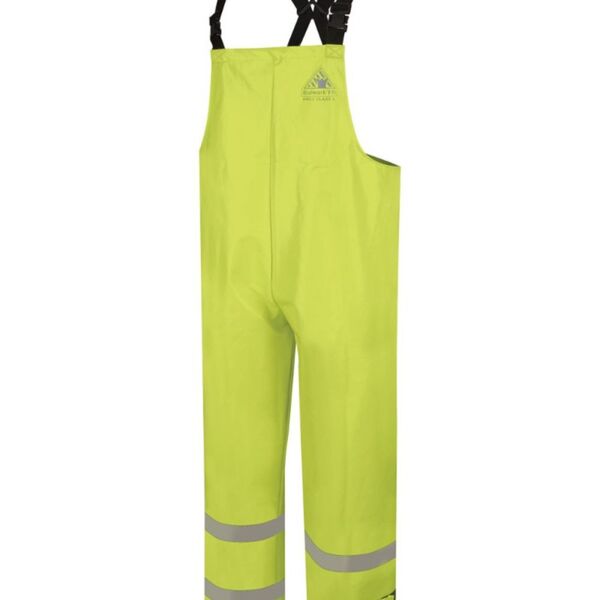 Hi-Visibility Flame-Resitant Rain Bib Overall - 13 oz. Thumbnail