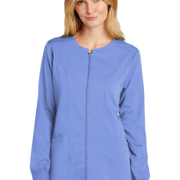Women's Premiere Flex ™ Full Zip Scrub Jacket Thumbnail
