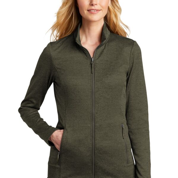 Women's Collective Striated Fleece Jacket Thumbnail